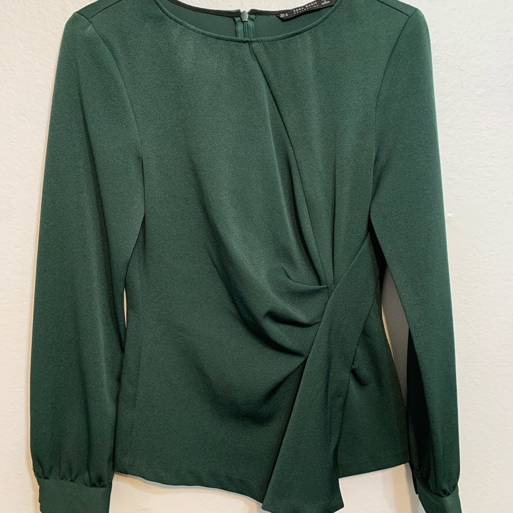 Forest Green Blouse